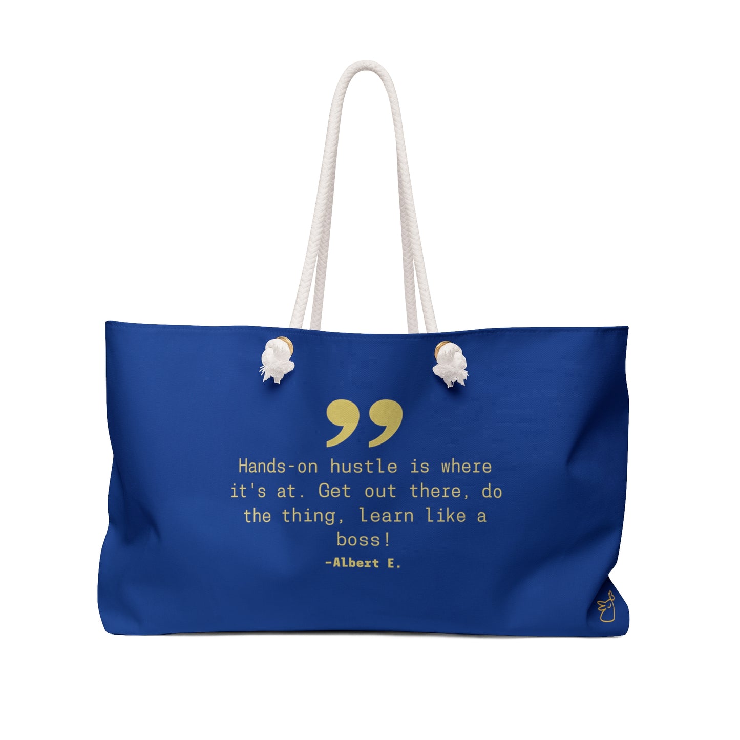 Einstein Quote Weekender Picnic Tote Bag