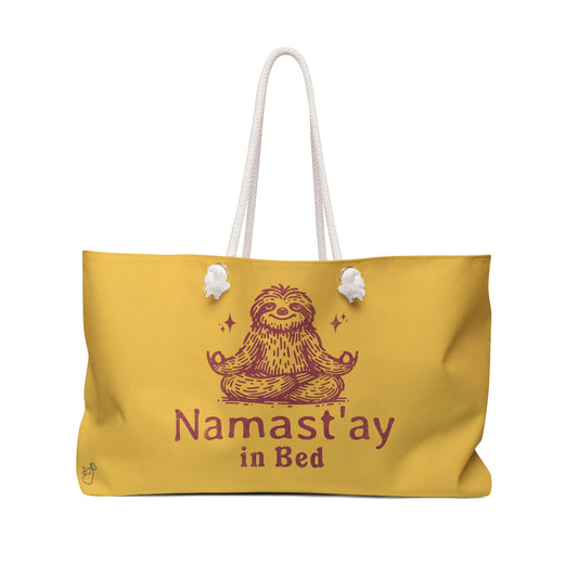 Namast'ay in Style: Oversized Yoga Weekender Tote