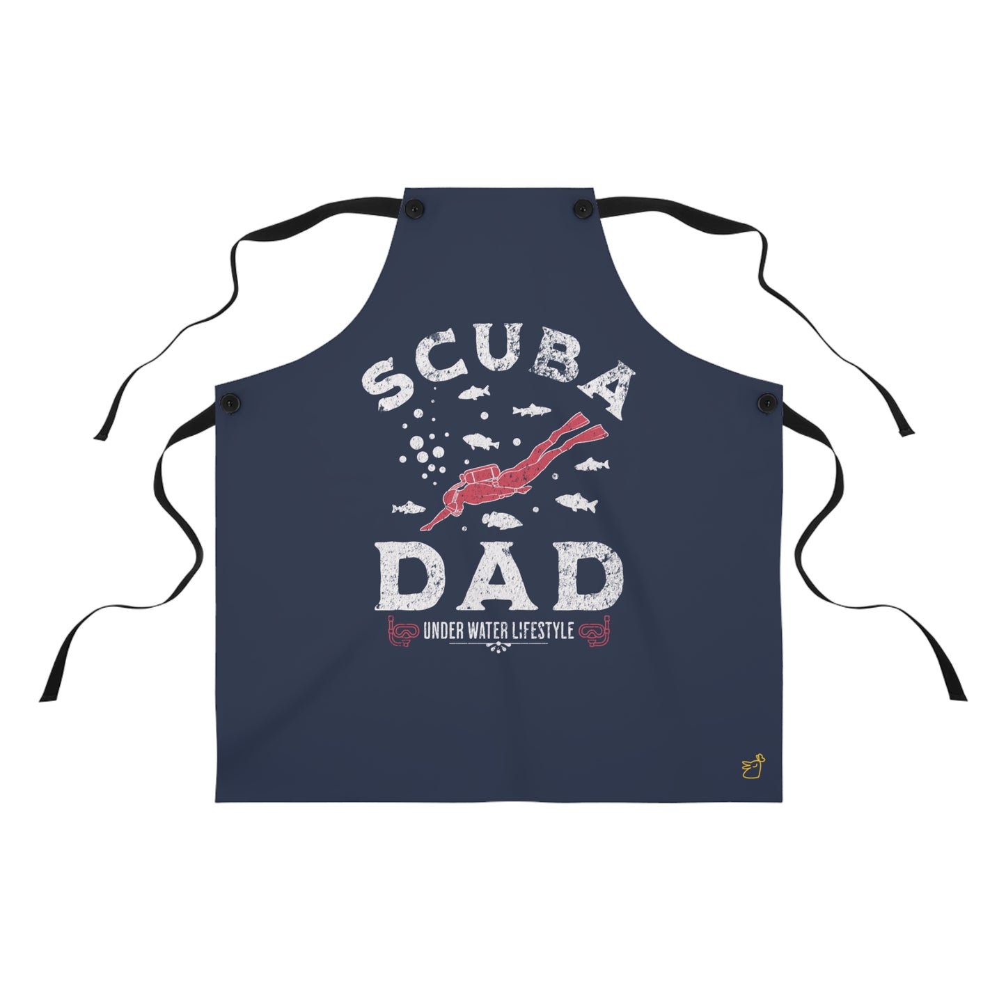 Scuba Diver Dads Apron