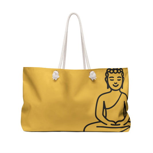 Buddha Quote Weekender Picnic Tote Bag