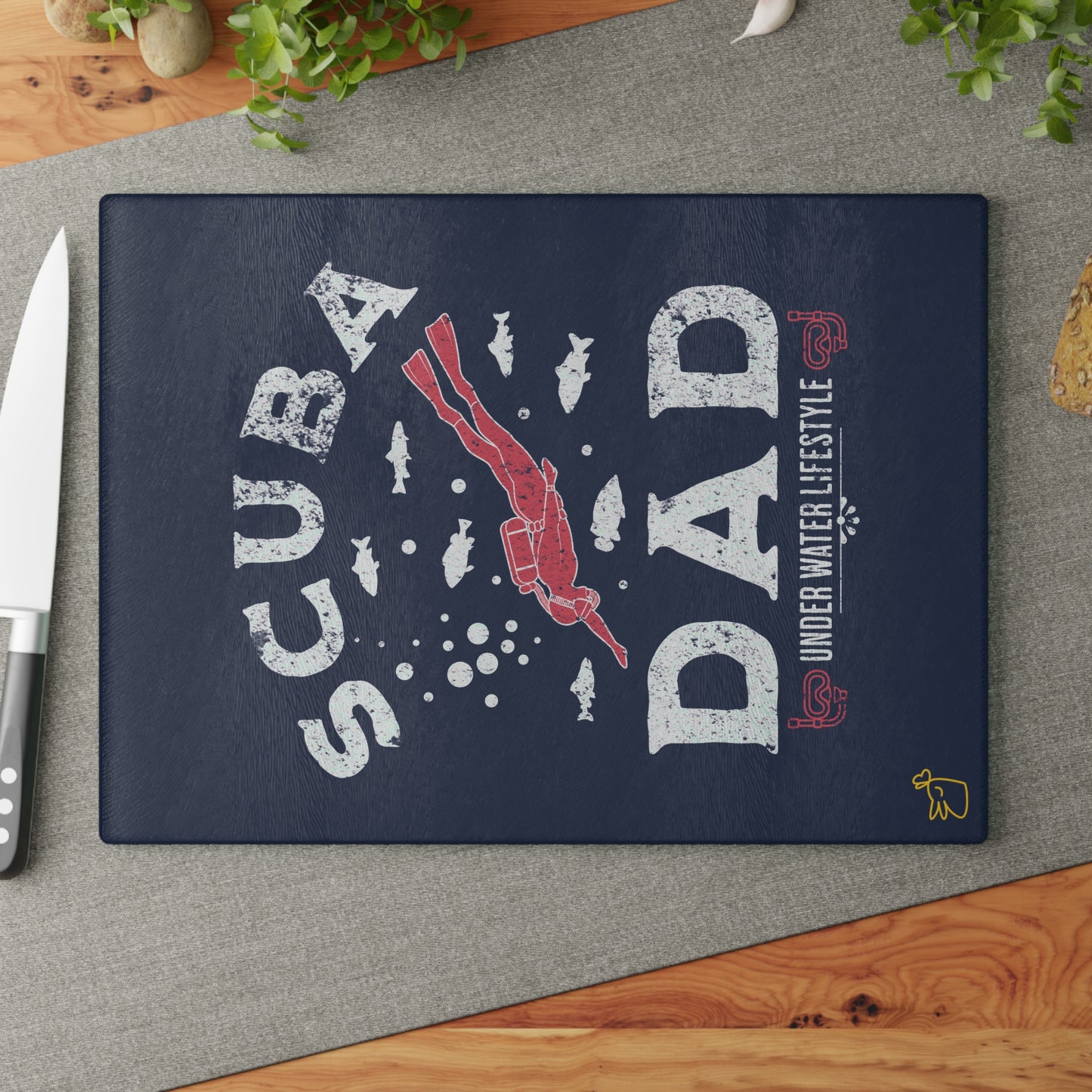 Scuba Daddy's Chopping Board