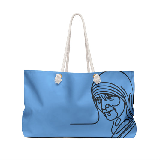 Mother Teresa Quote Weekender Picnic Tote Bag