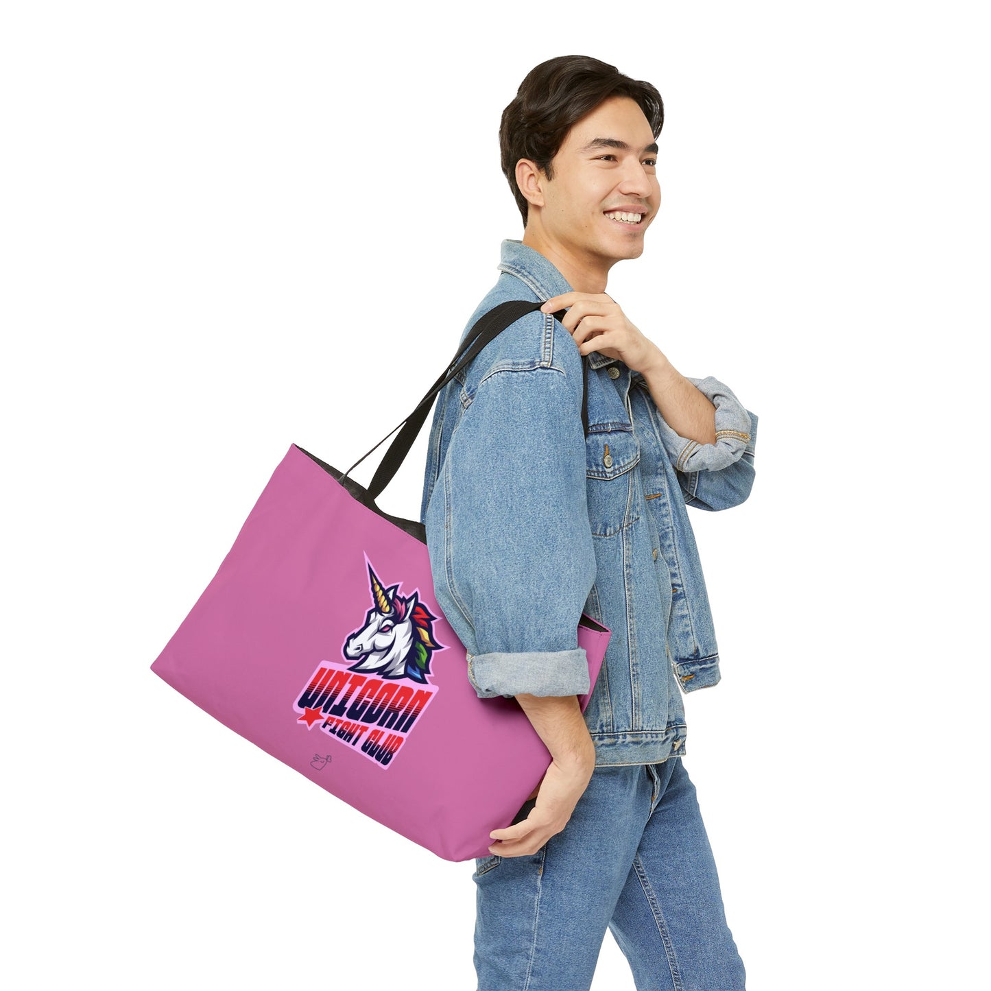 Unicorn Fight Club Oversized Tote