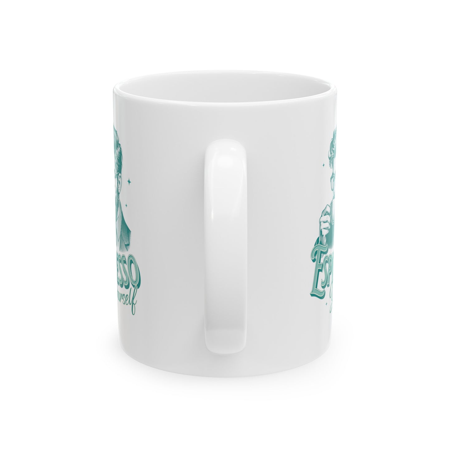 Espresso Yourself Ceramic Mug – Fun, Inspirational Coffee Cup