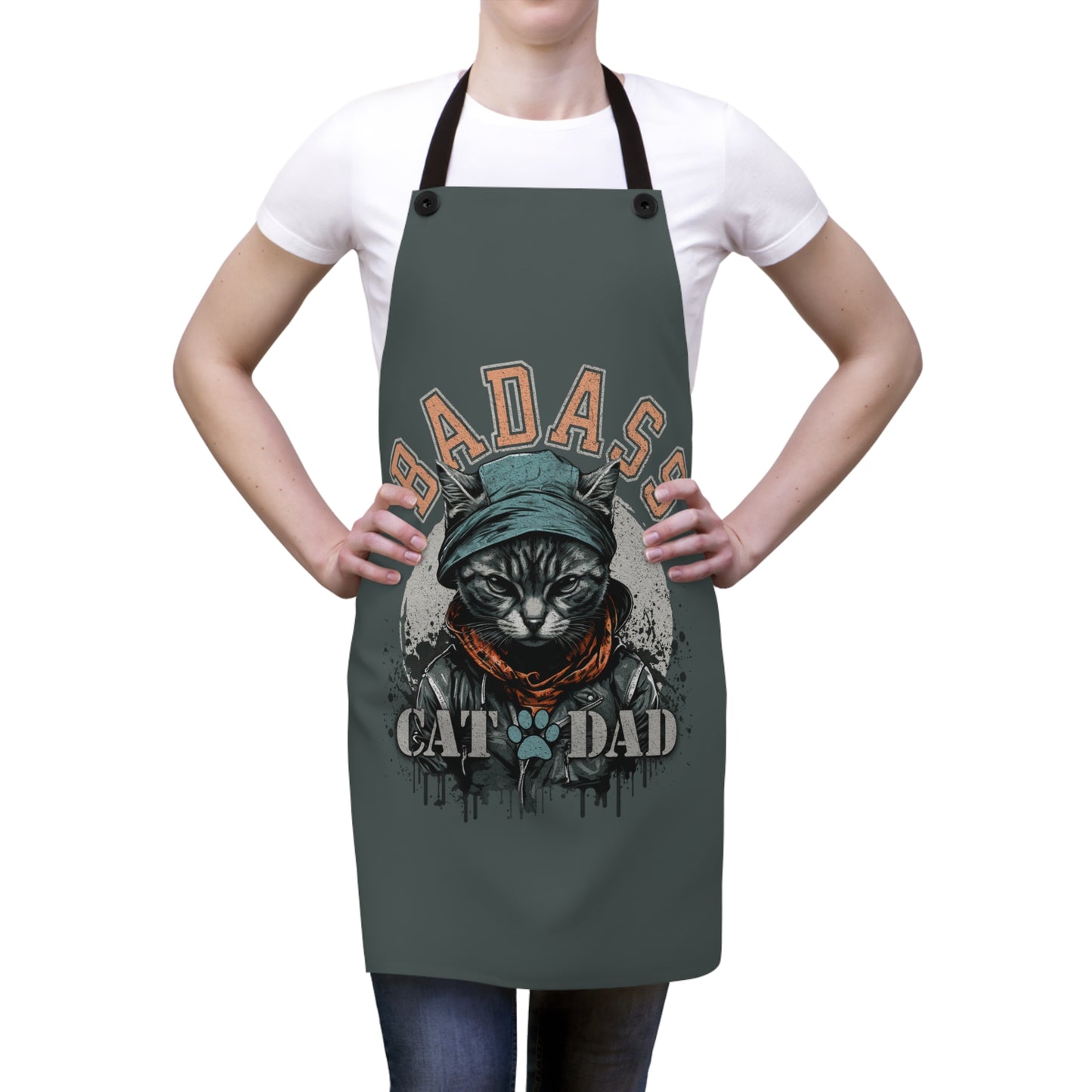 Cat Loving Dads Apron