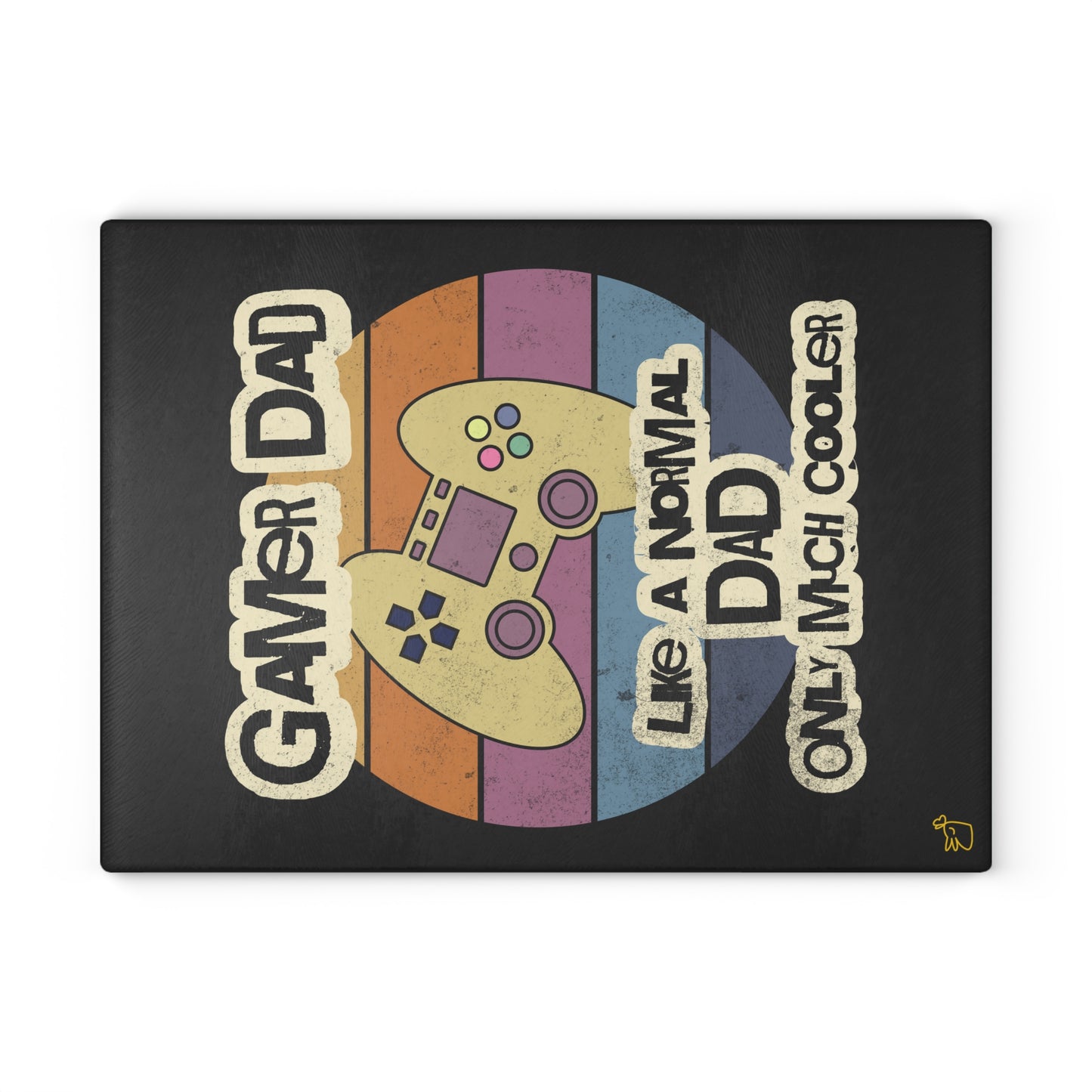 Gamer Daddy's Glass Chopping Board