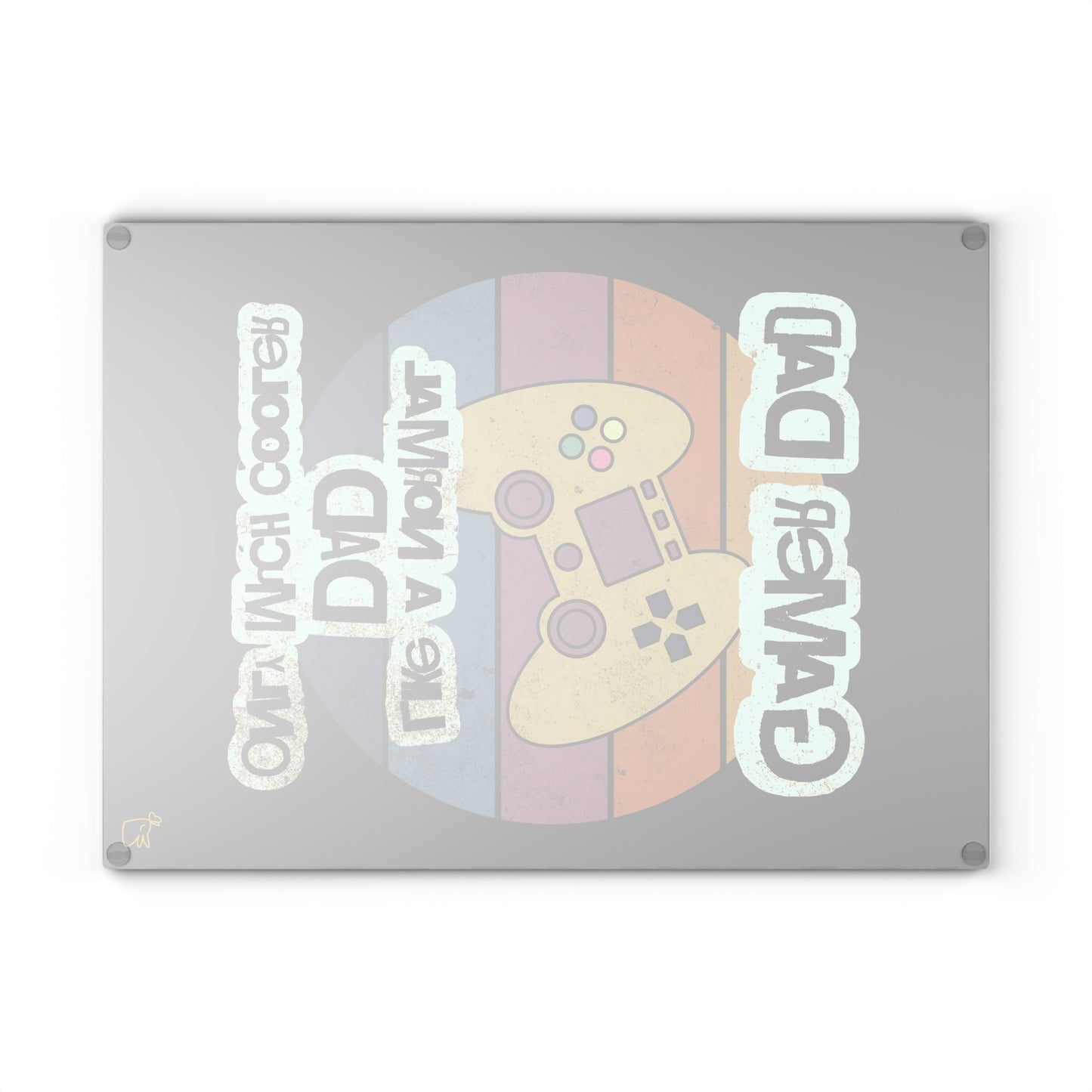 Gamer Daddy's Glass Chopping Board