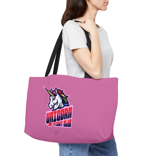 Unicorn Fight Club Oversized Tote