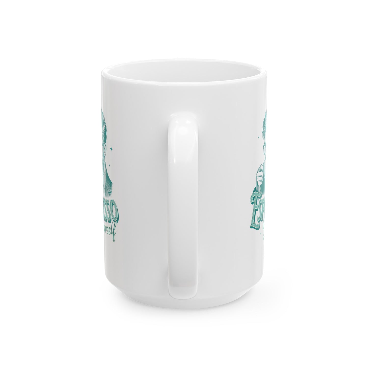 Espresso Yourself Ceramic Mug – Fun, Inspirational Coffee Cup