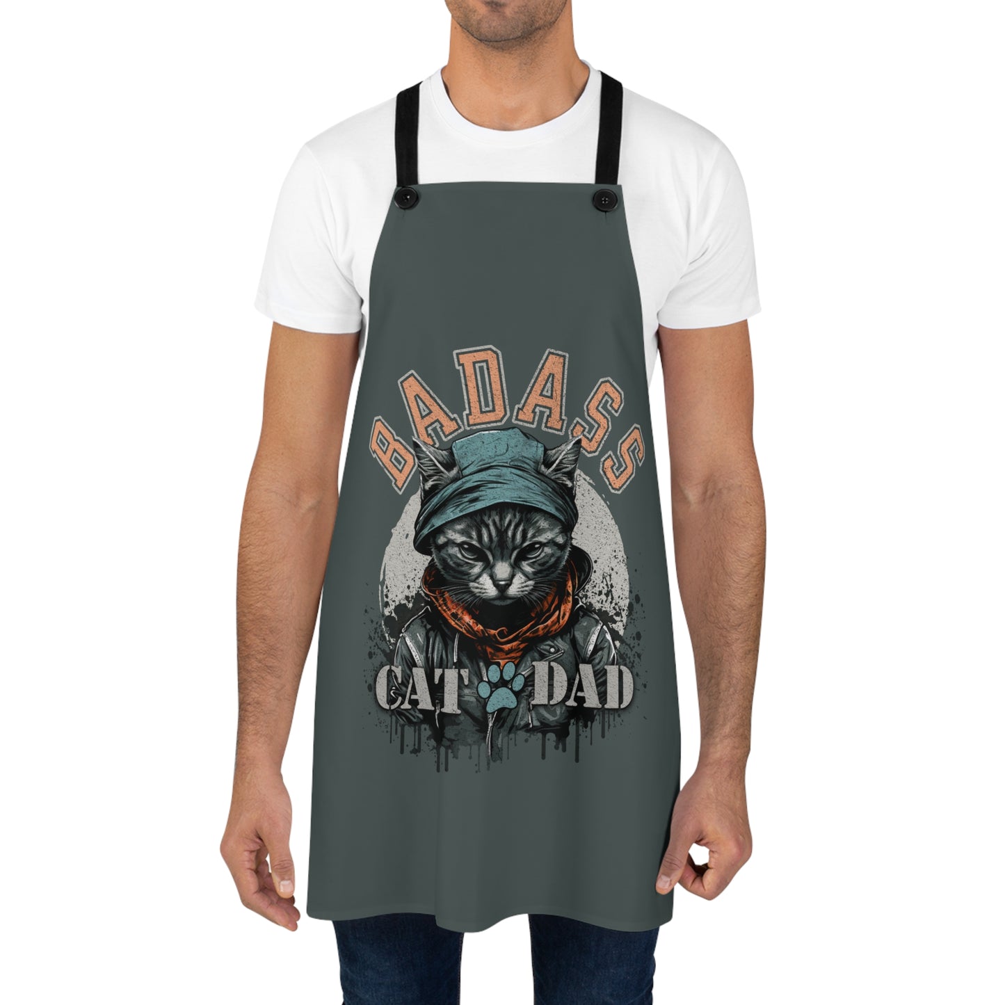 Cat Loving Dads Apron