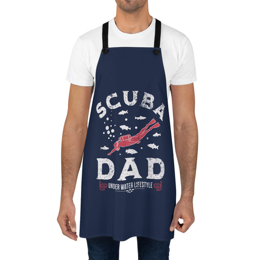 Scuba Diver Dads Apron