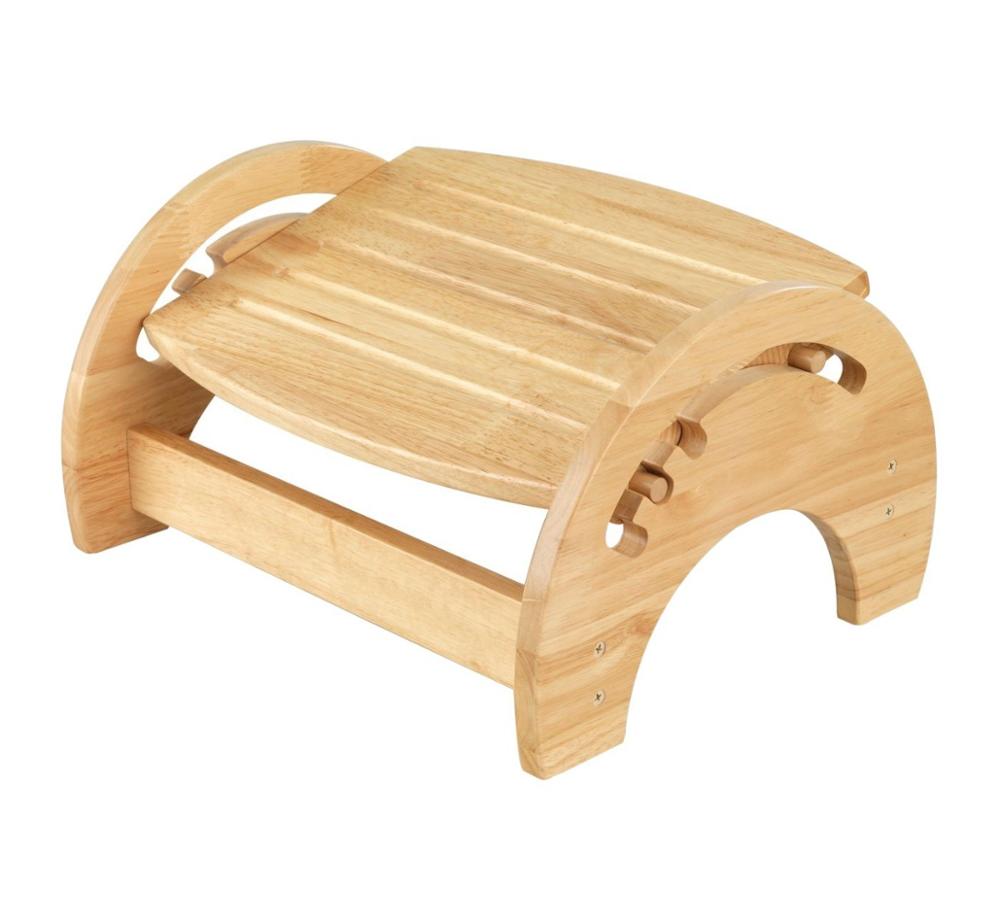 Adjustable Sturdy Bamboo Footstool