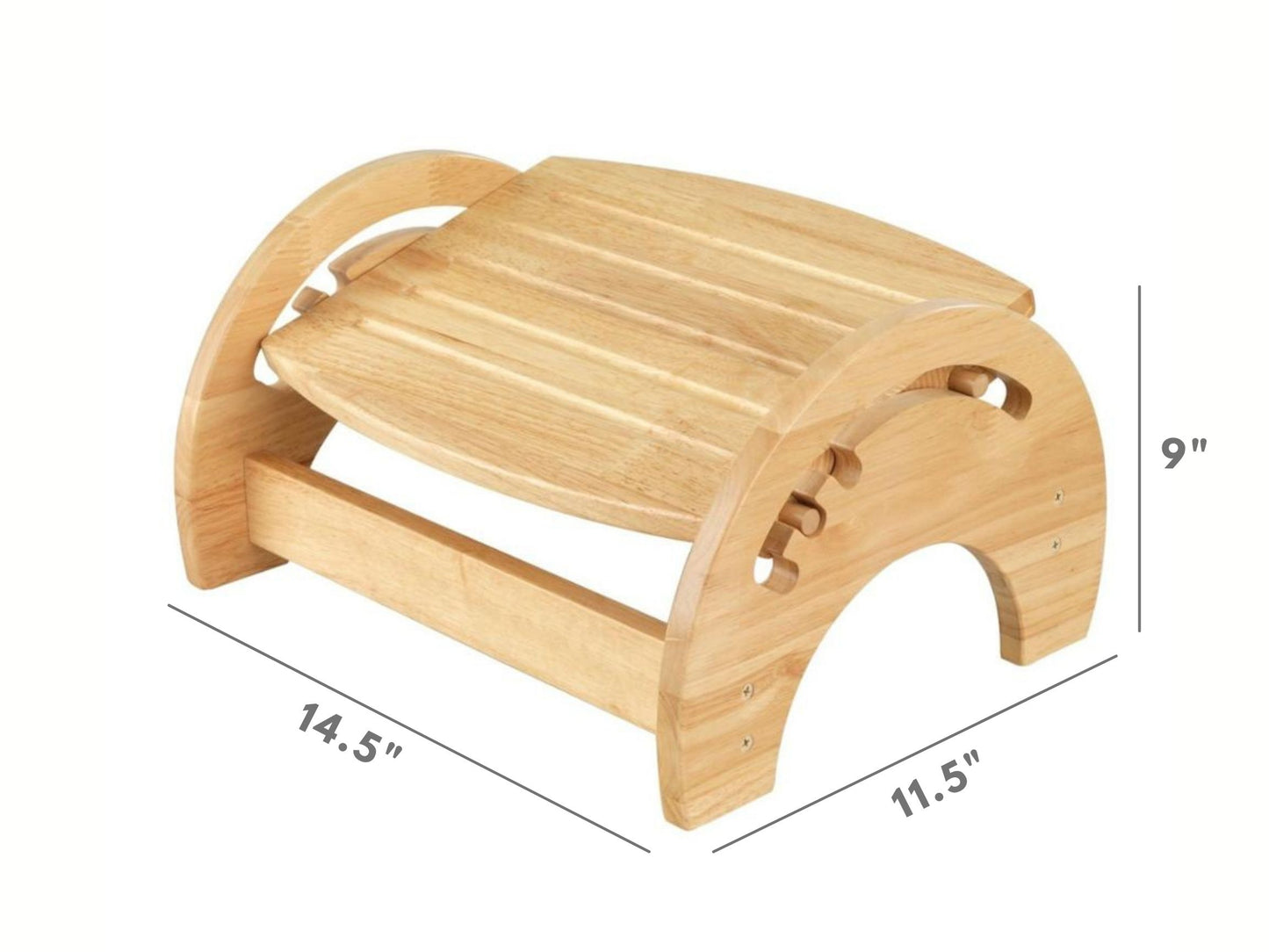 Adjustable Sturdy Bamboo Footstool